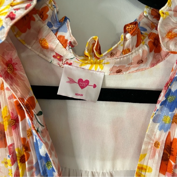 Buddy Love Grace Long Sleeve Short Dress in Wild Flower - Picture 6 of 7